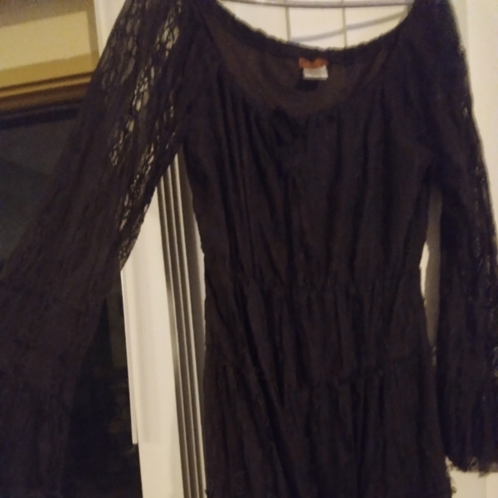 Scully black lace dress